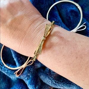 Set of 3 KATE SPADE BOW BANGLES